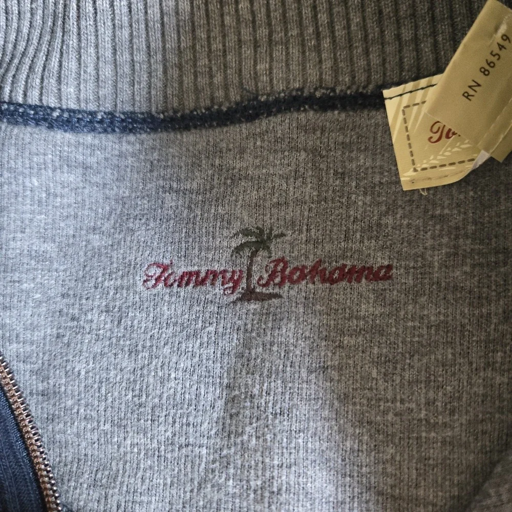 Tommy Bahama Men's Cardigan Sweater Navy Blue Size L